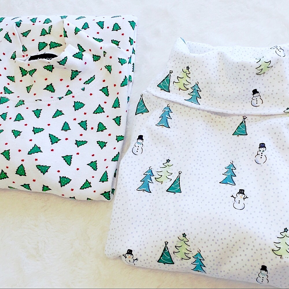 2️⃣Xmas Trees+Snowmen Long Sleeves Turtle Necks⛄️
